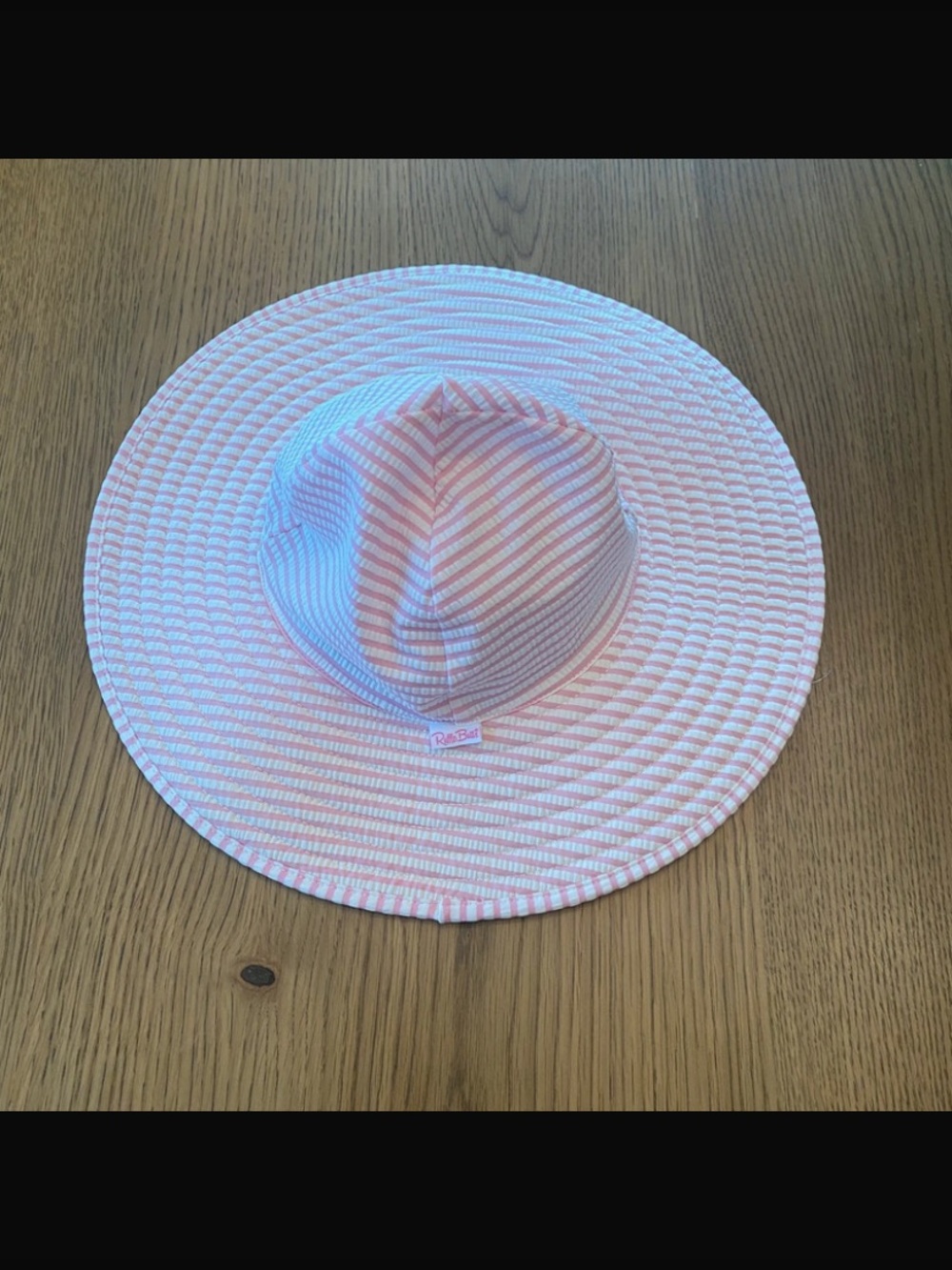 Rufflebutts Seersucker Sun Hat 3-5T